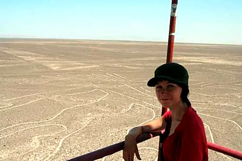 Hermosa vista de las líneas de nazca