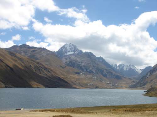 laguna querococha en Huaraz