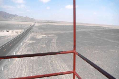 Paisaje al rededor de las líneas de nazca