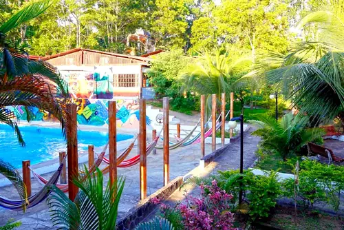 Piscina del hotel Casa del Bosque