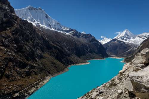 Vistas de la Laguna Paron en Huaraz