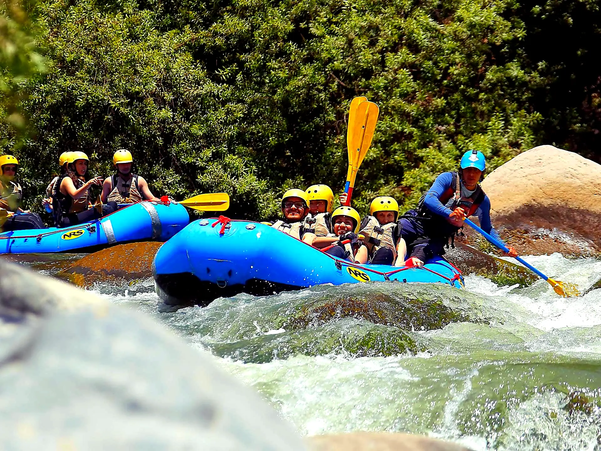 Canotaje en el Rio Chili
