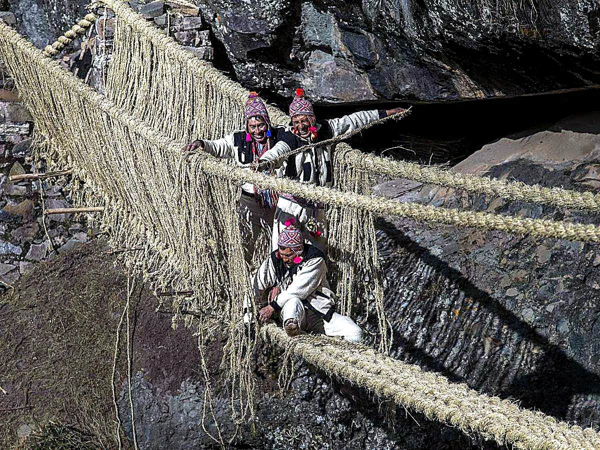 Descubre el último puente Inca de Q'eswachaka