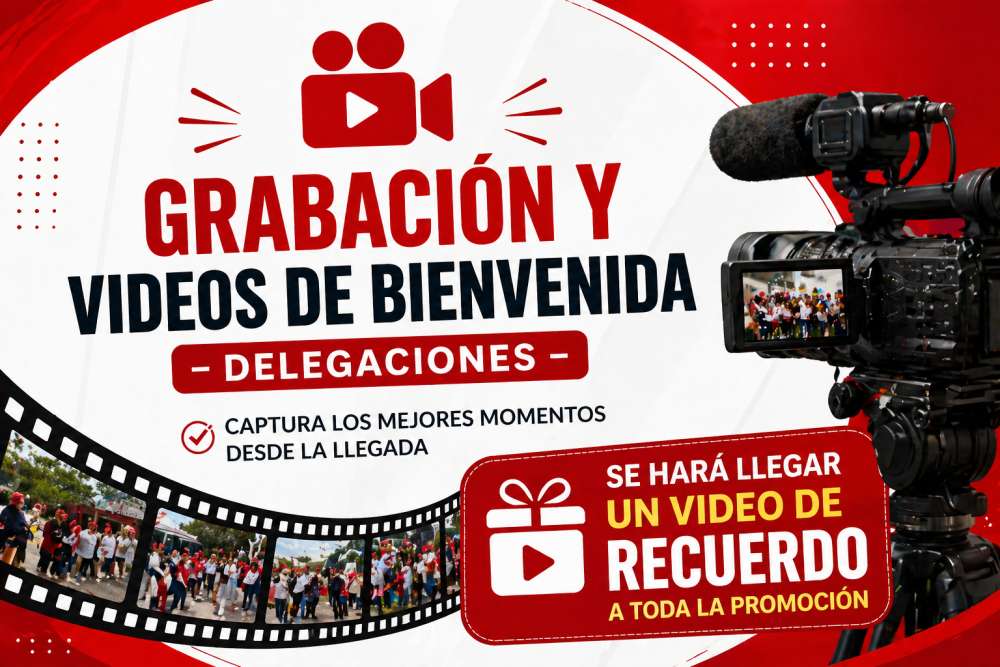 Grabación y Videos de Bienvenida – Delegaciones