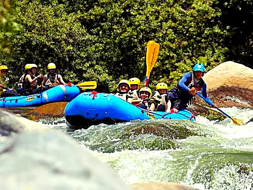 Canotaje en el Rio Chili